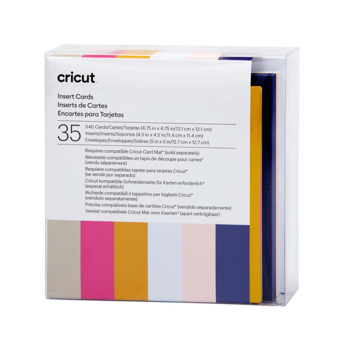Insertion Cards for Cutting Plotter Cricut 2009473 (35 Units)