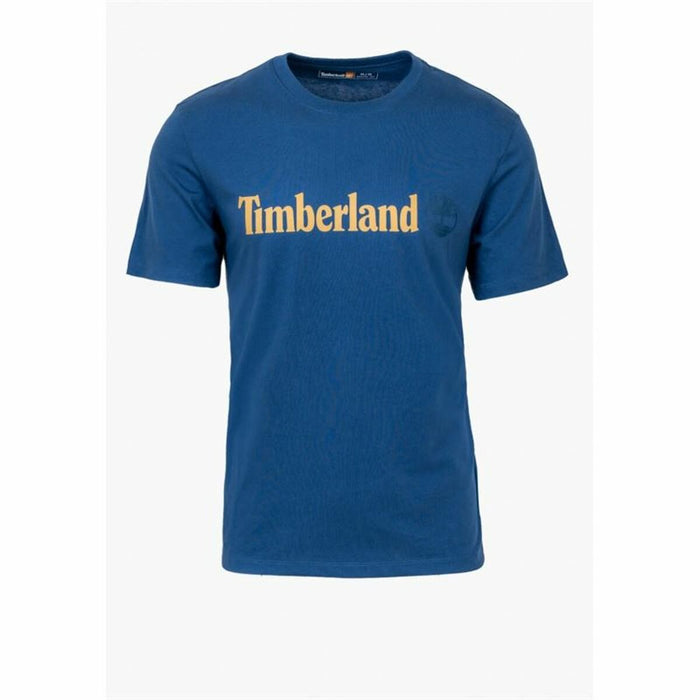 Camiseta de Manga Corta Hombre Timberland Kennebec River Azul Añil
