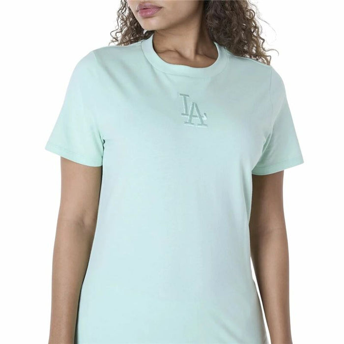 Women’s Short Sleeve T-Shirt New Era LA Dodgers MLB League Essential Aquamarine