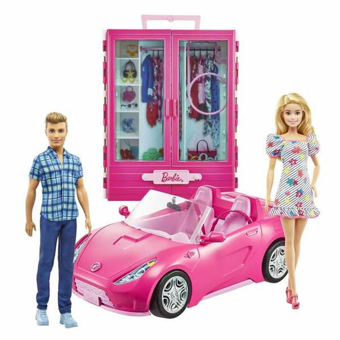 Playset Barbie GVK05 Car Cupboard