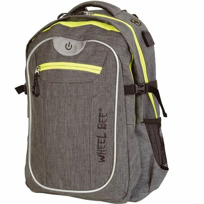 School Bag Schildkröt White Grey 30 L
