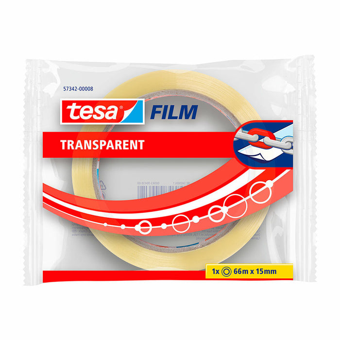 Adhesive Tape TESA 15 MM X 66 M Transparent polypropylene