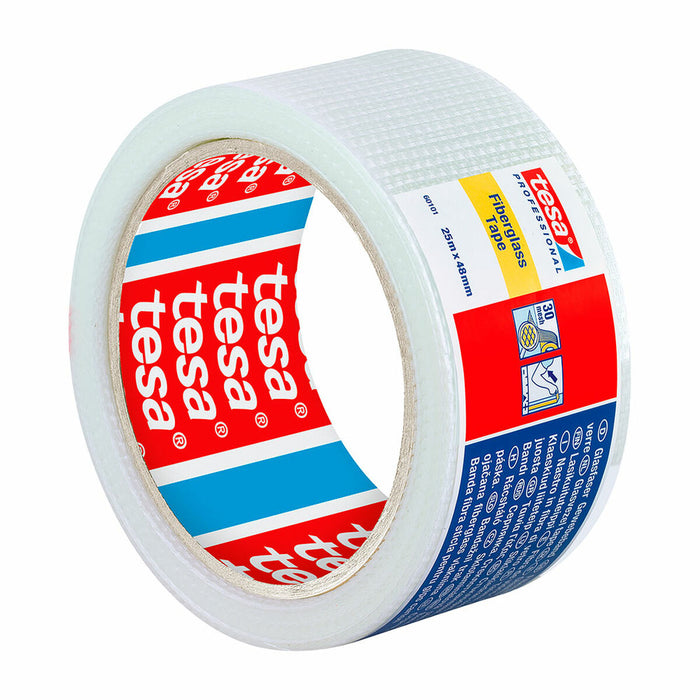 Adhesive Tape TESA Fibreglass 48 mm x 25 m White