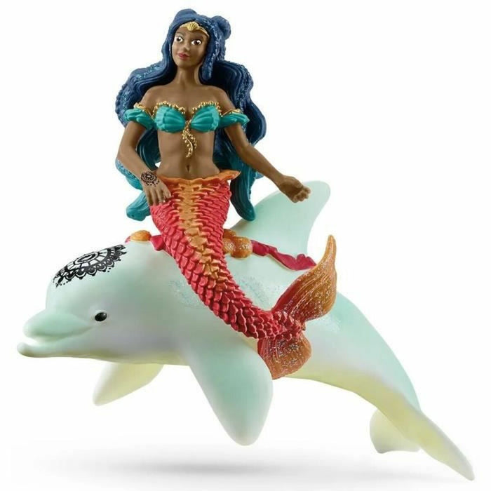 Playset Schleich Isabelle on Dolphin 2 Piezas