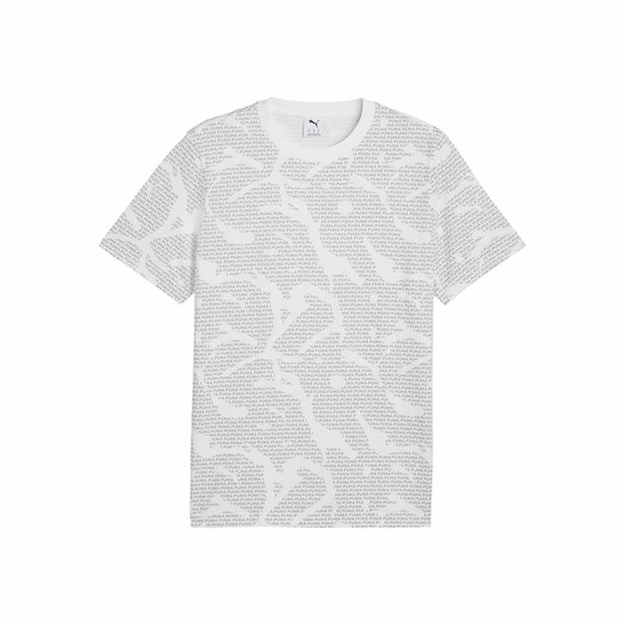 Camiseta de Manga Corta Hombre Puma Essentials Blanco