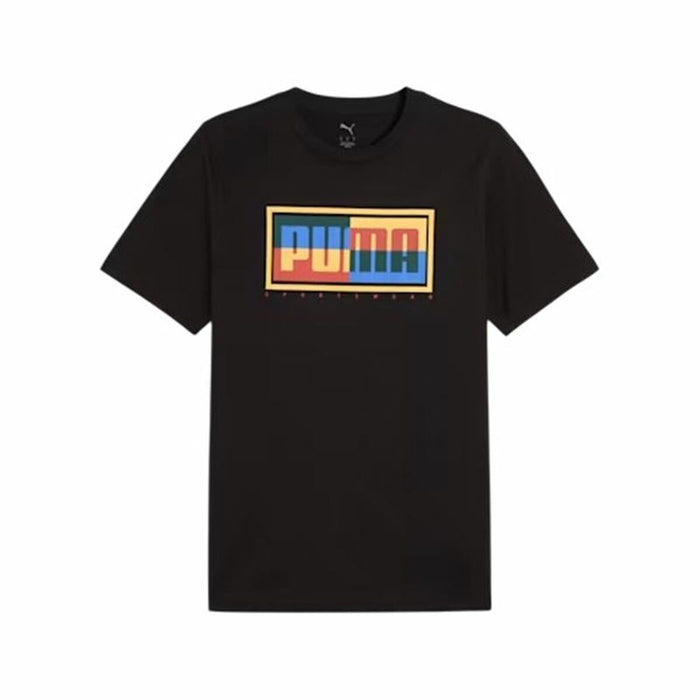 Camiseta de Manga Corta Hombre Puma Graphics Negro