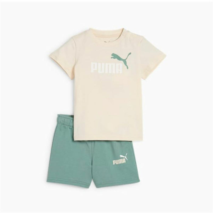 Sports Outfit for Baby Puma Minicats Essentials Blue Green
