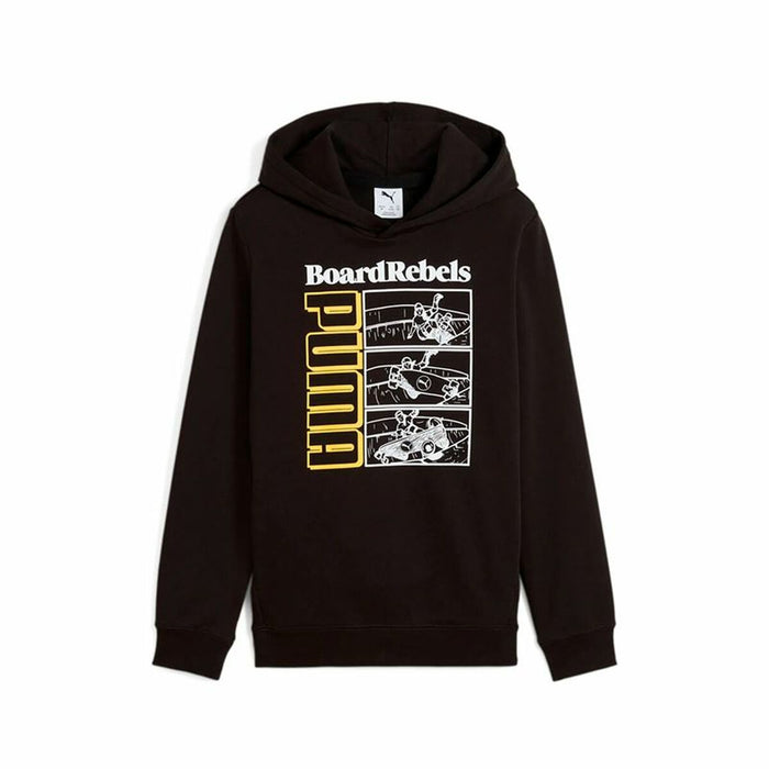 Hooded Sweatshirt for Girls Puma Mid90S Tr B Black