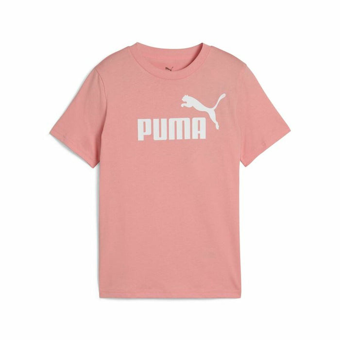 Child's Short Sleeve T-Shirt Puma Puma Essentials No. 1 Logo G Pink