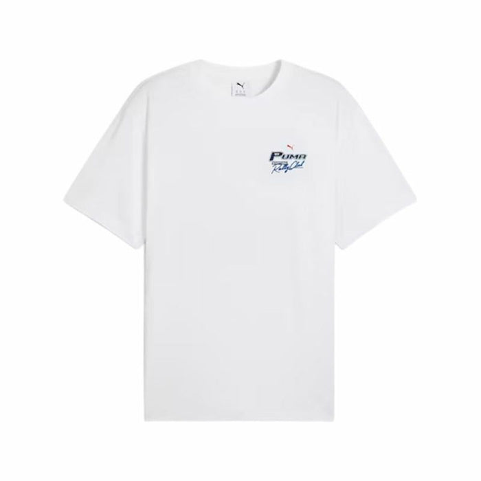 Camiseta de Manga Corta Hombre Puma Graphics Moto Flag Blanco