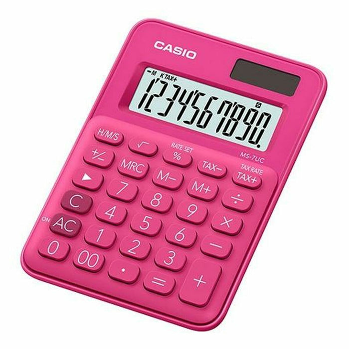 Calculadora Casio MS-7UC-RD Rojo