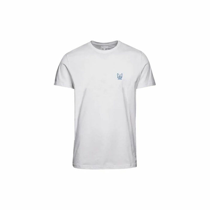 Child's Short Sleeve T-Shirt Jack & Jones Jjdenim Logo O-Neck White
