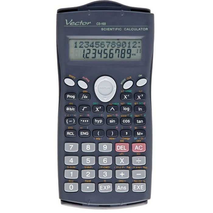 Scientific Calculator Vector KAV CS-103 Black