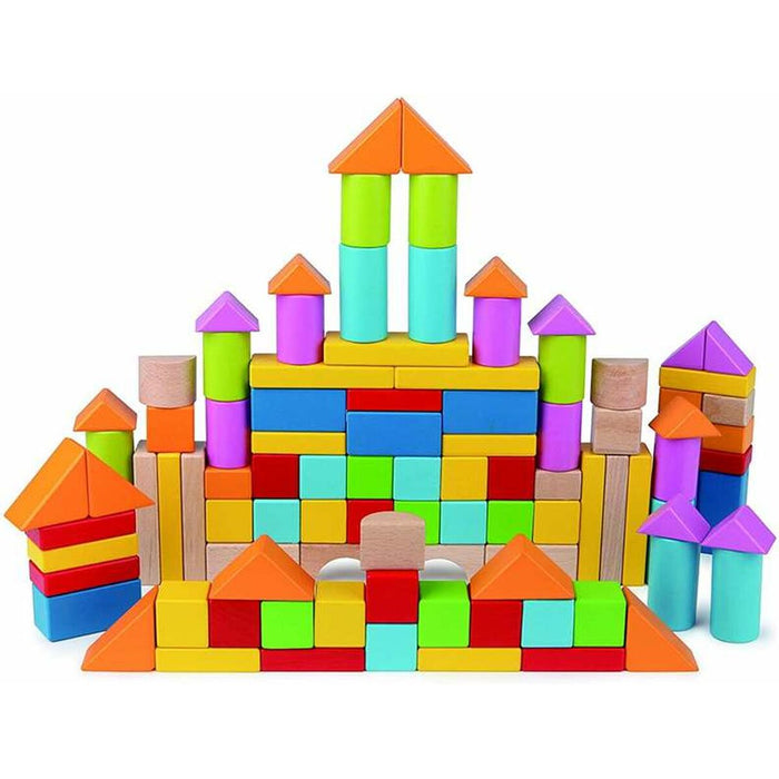 Juego de Construcción con Bloques Hape 101 Piezas 27 x 22 x 13 cm