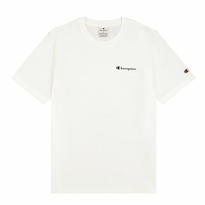 Men’s Short Sleeve T-Shirt Champion Crewneck White