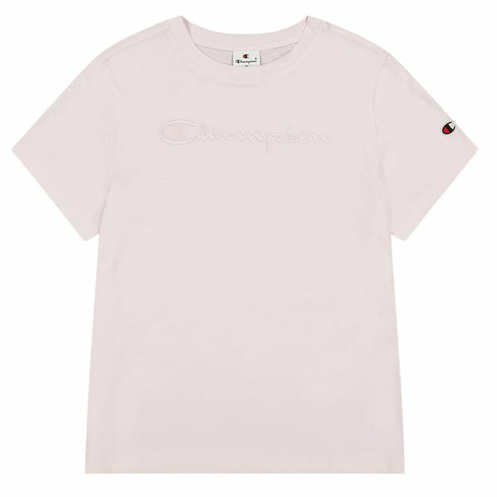 Women’s Short Sleeve T-Shirt Champion Champion Crewneck Pink