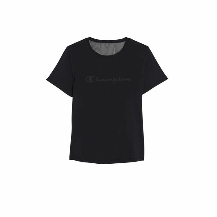 Camiseta de Manga Corta Mujer Champion Champion Negro