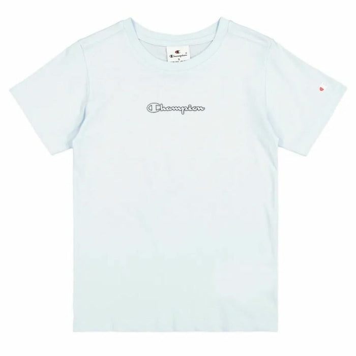 Camiseta de Manga Corta Infantil Champion Azul