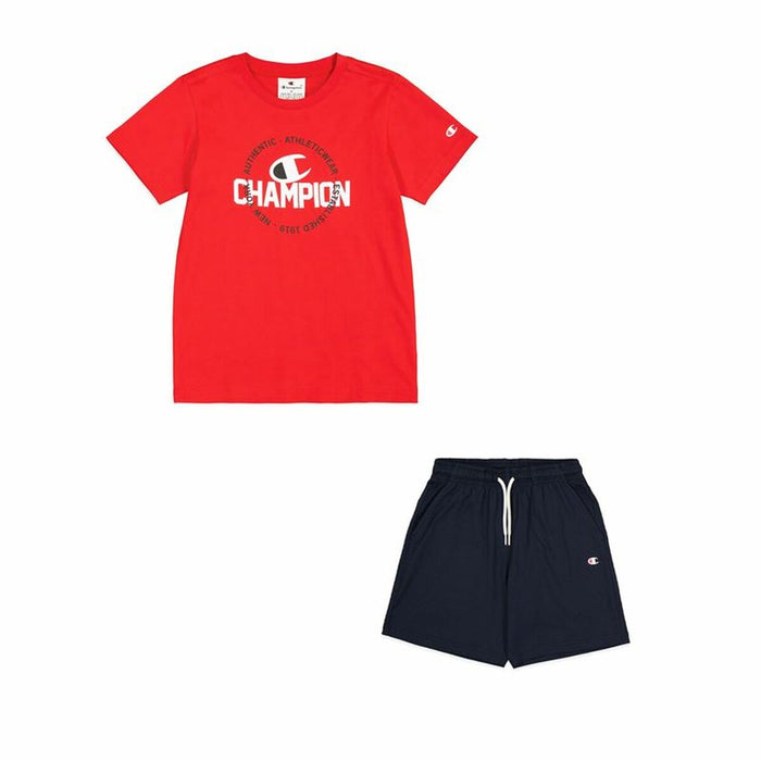 Conjunto Deportivo para Niños Champion Rojo Azul marino