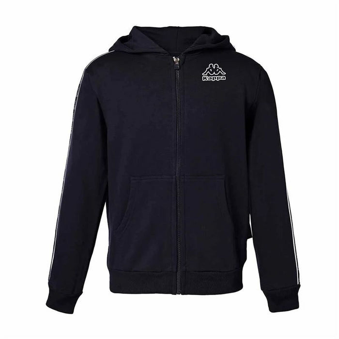 Sudadera con Capucha Niño Kappa 8031F0036 Negro