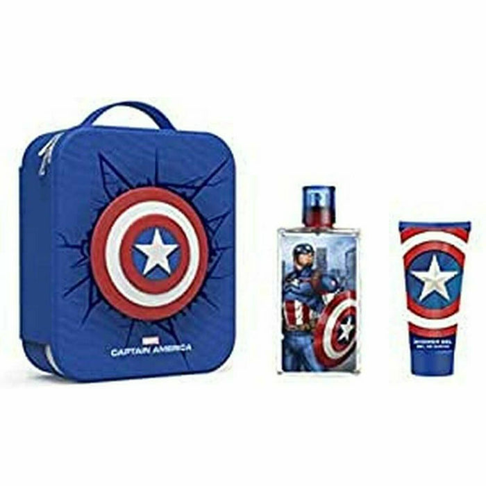 Child's Perfume Set Capitán América AVENGERS EDT Captain America 2 Pieces 3 Pieces