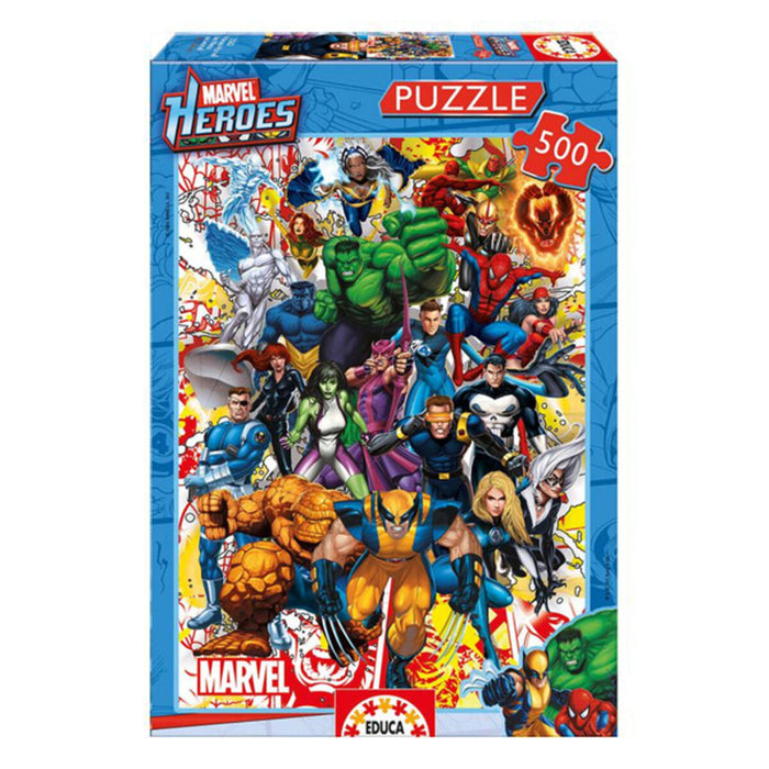 Puzzle Marvel Heroes Educa 500 Piezas