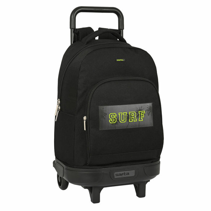 School Rucksack with Wheels Harry Potter Surf Black 33 X 45 X 22 cm
