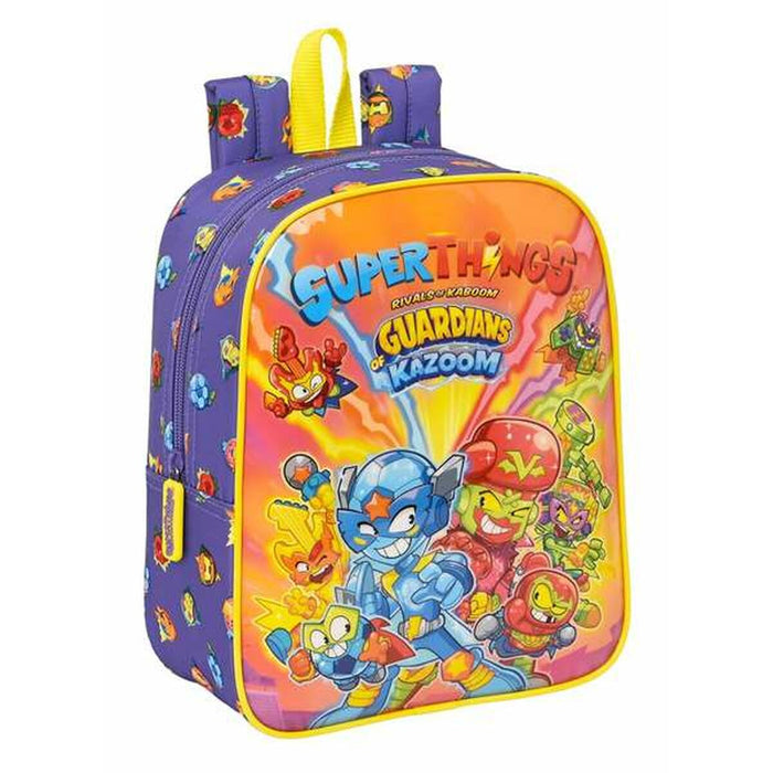 Child bag SuperThings Guardians of Kazoom Purple 22 x 27 x 10 cm