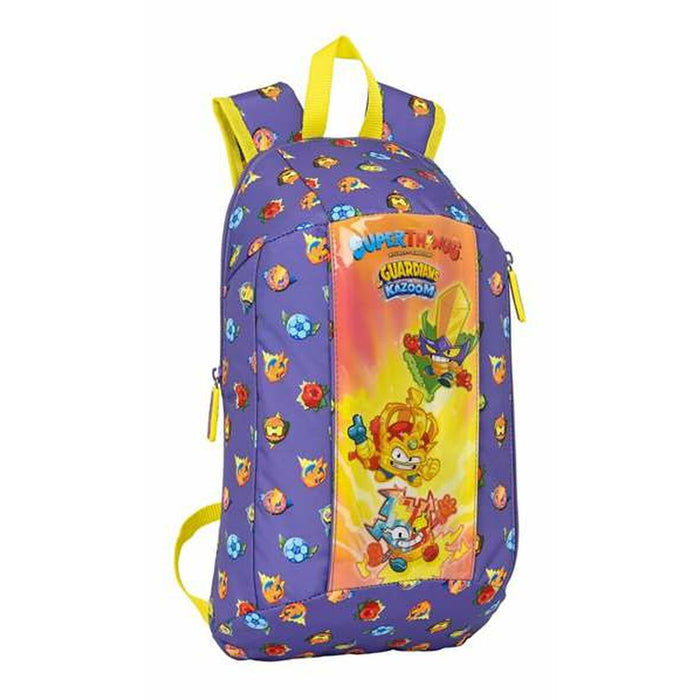 Child bag SuperThings Guardians of Kazoom Yellow Purple 22 x 39 x 10 cm