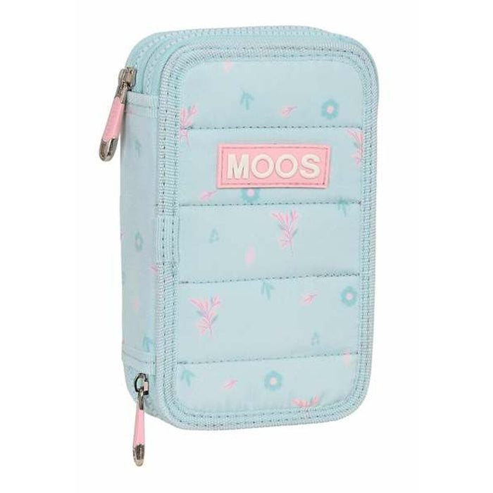 Plumier Doble Moos Garden Turquesa 12,5 x 19,5 x 4 cm