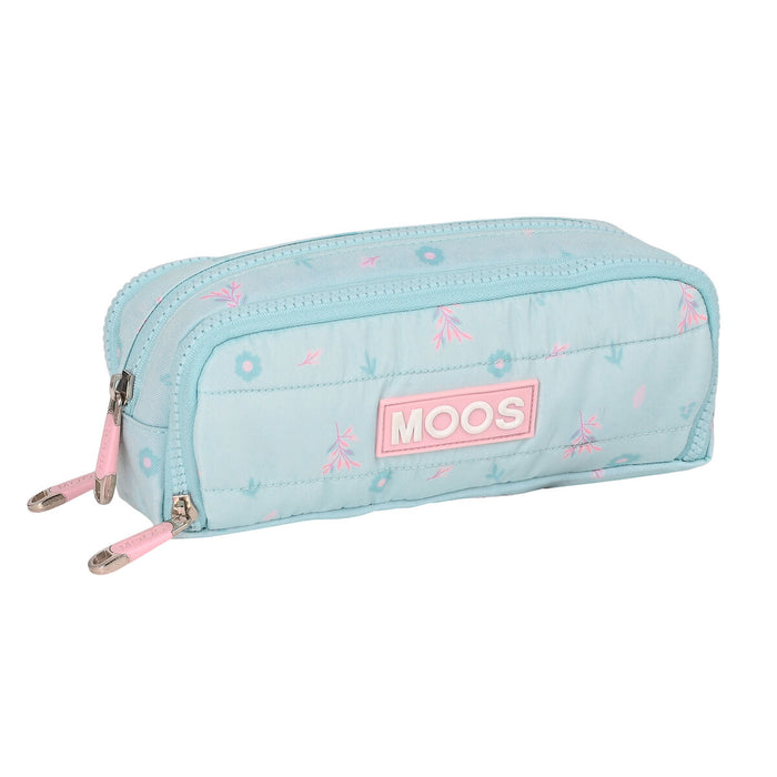 Portatodo Triple Moos Garden Turquesa 21 x 8 x 8 cm