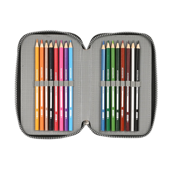 Estuche Escolar Safta 12,5 x 19,5 x 5,5 cm