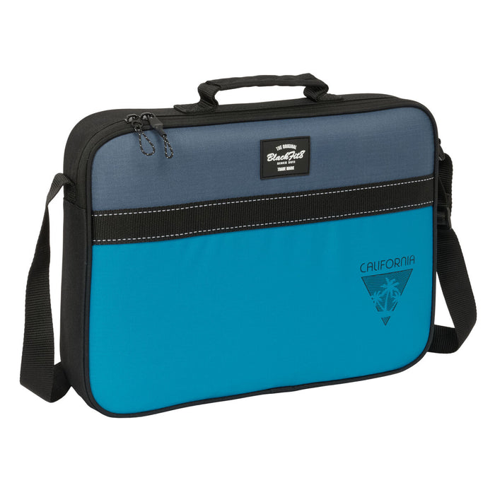 School Satchel BlackFit8 California Blue Black 38 x 28 x 6 cm