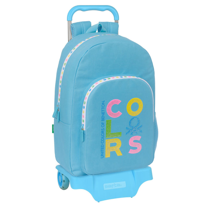 School Rucksack with Wheels Benetton Spring