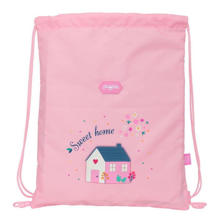 Backpack with Strings Glow Lab Sweet home