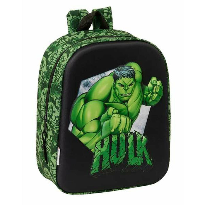 School Bag Hulk 22 x 27 x 10 cm 3D
