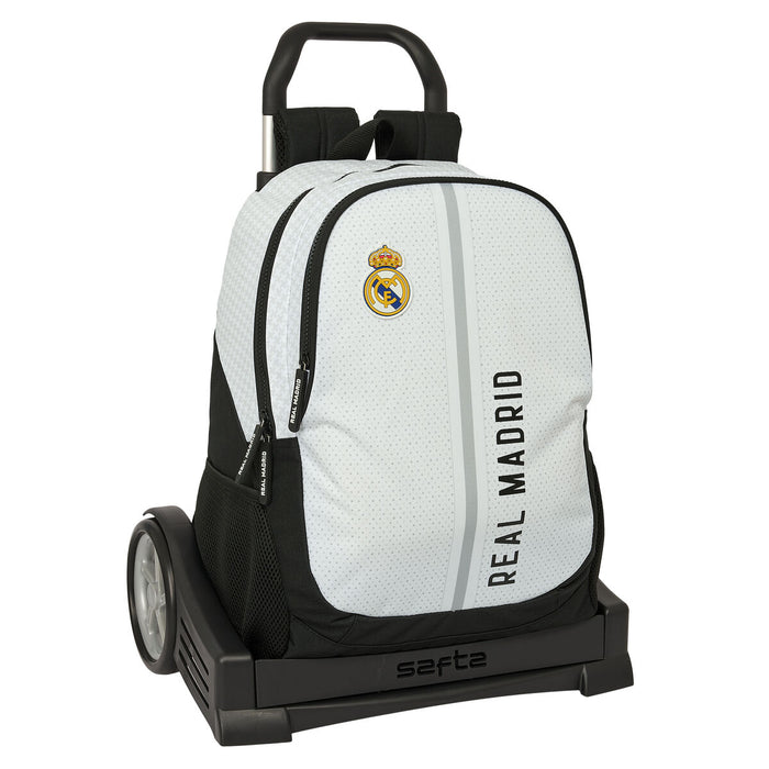 School Rucksack with Wheels Real Madrid C.F. 24/25 32 x 44 x 16 cm