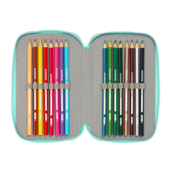 Estuche Escolar Safta 12,5 x 19,5 x 5,5 cm