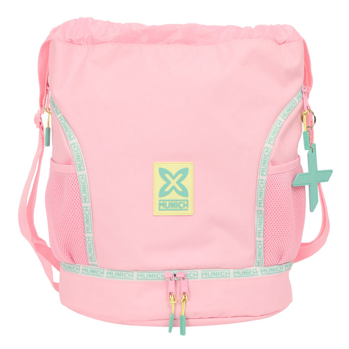 Backpack with Strings Munich Candy Pink 35 x 40 x 1 cm