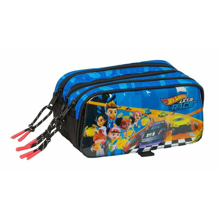 Triple Carry-all Hot Wheels Let'S Race 21,5 x 10 x 8 cm