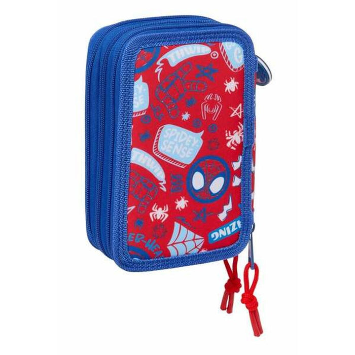 Triple Pencil Case Spidey Rescue 12,5 x 19,5 x 5,5 cm