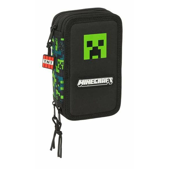 Triple Pencil Case Minecraft 12,5 x 19,5 x 5,5 cm