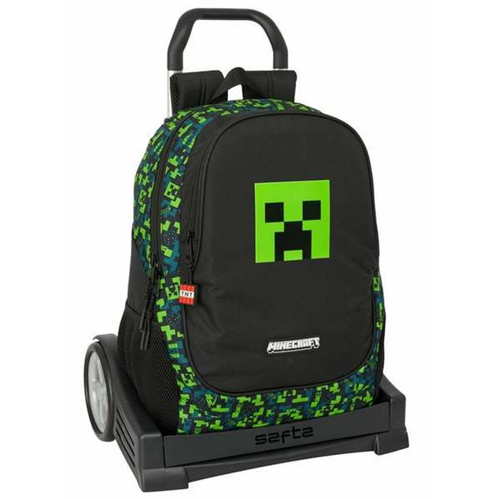 School Rucksack with Wheels Minecraft Evolution  32 x 44 x 16 cm