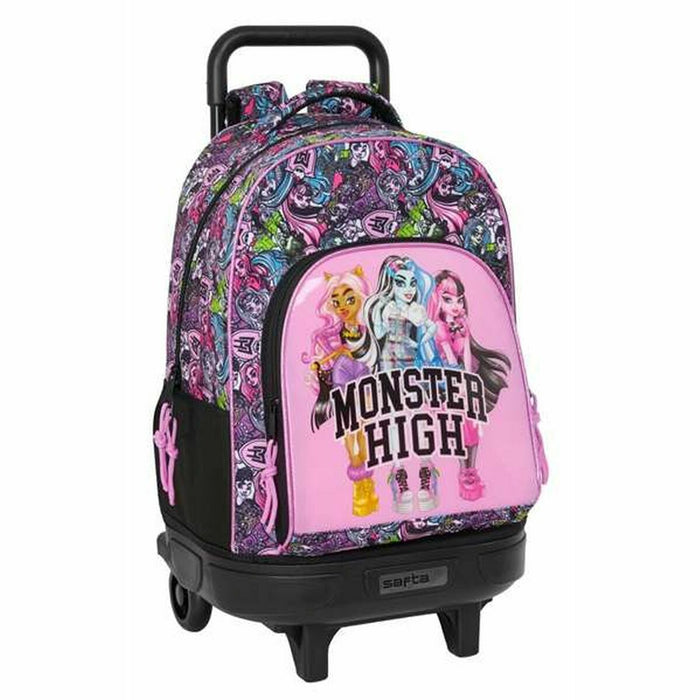 School Bag Monster High Drama Multicolour 33 x 45 x 22 cm