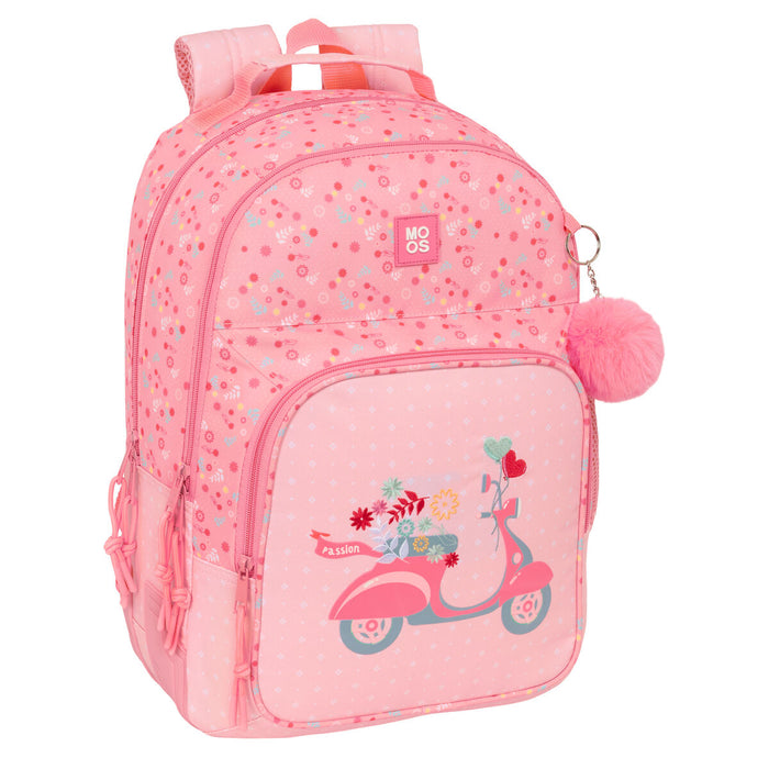 School Bag Moos Passion Multicolour 32 x 42 x 15 cm