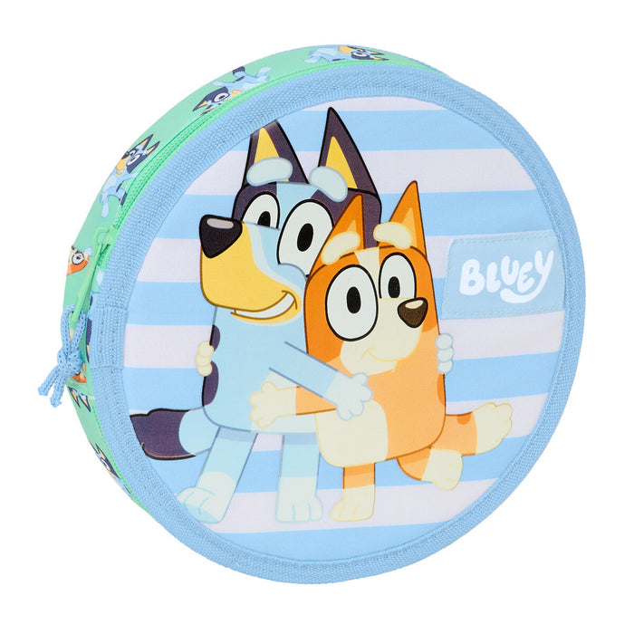 Portatodo Bluey Sisters Aguamarina 18 Piezas