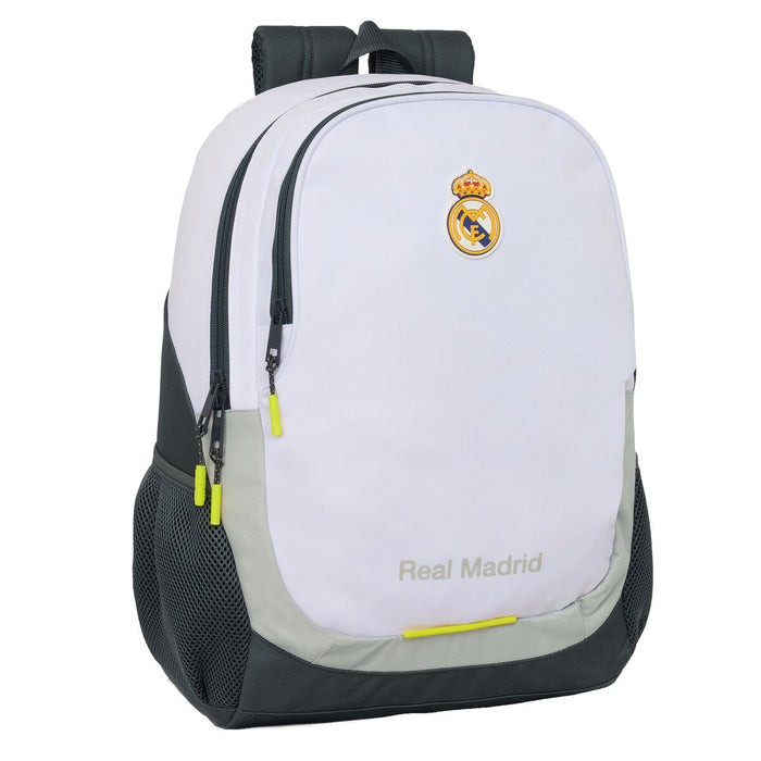 Mochila Escolar Real Madrid C.F. Blanco 32 x 44 x 16 cm