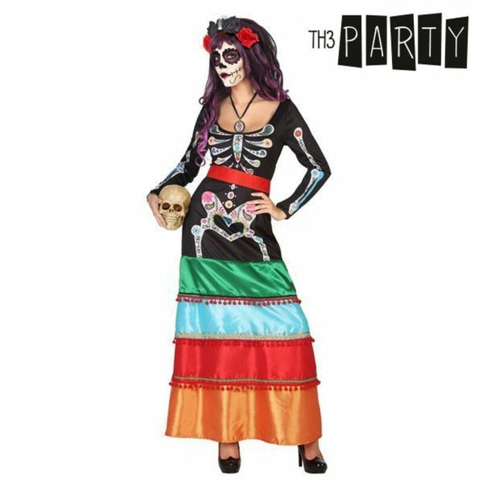 Disfraz para Adultos Th3 Party Multicolor Esqueleto (2 Piezas)