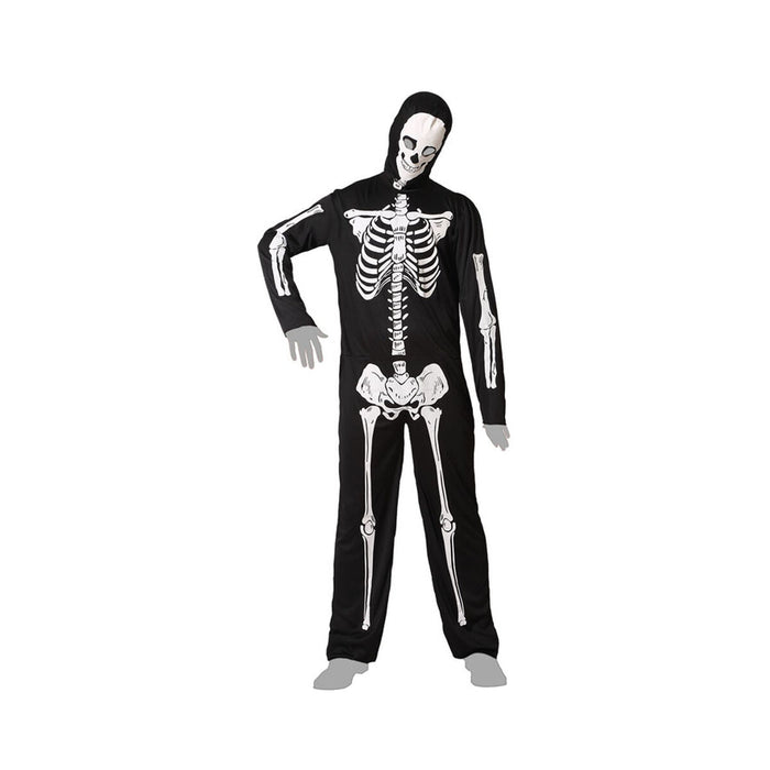 Disfraz para Adultos Negro Esqueleto M/L