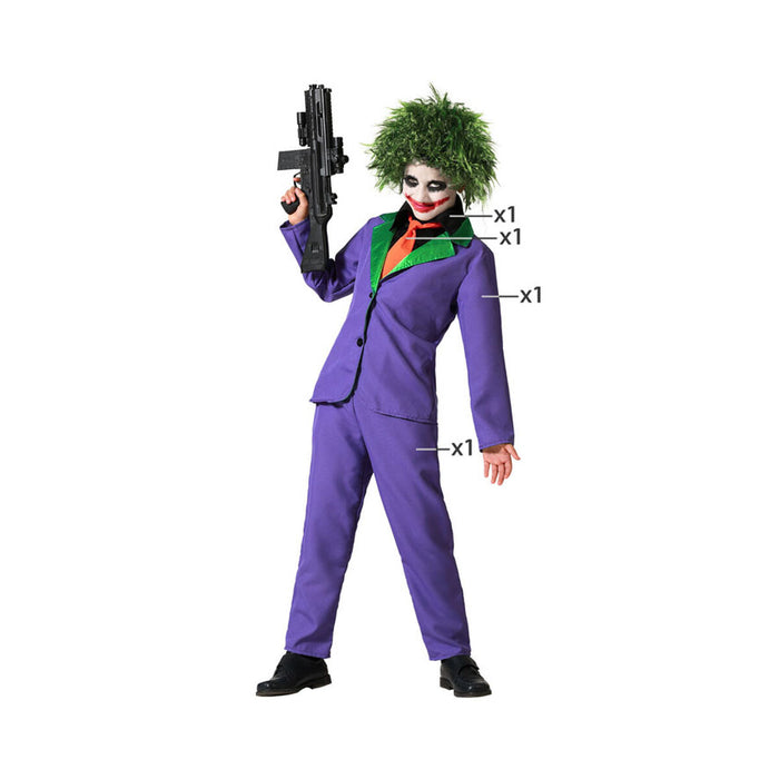 Disfraz para Niños Morado Payaso